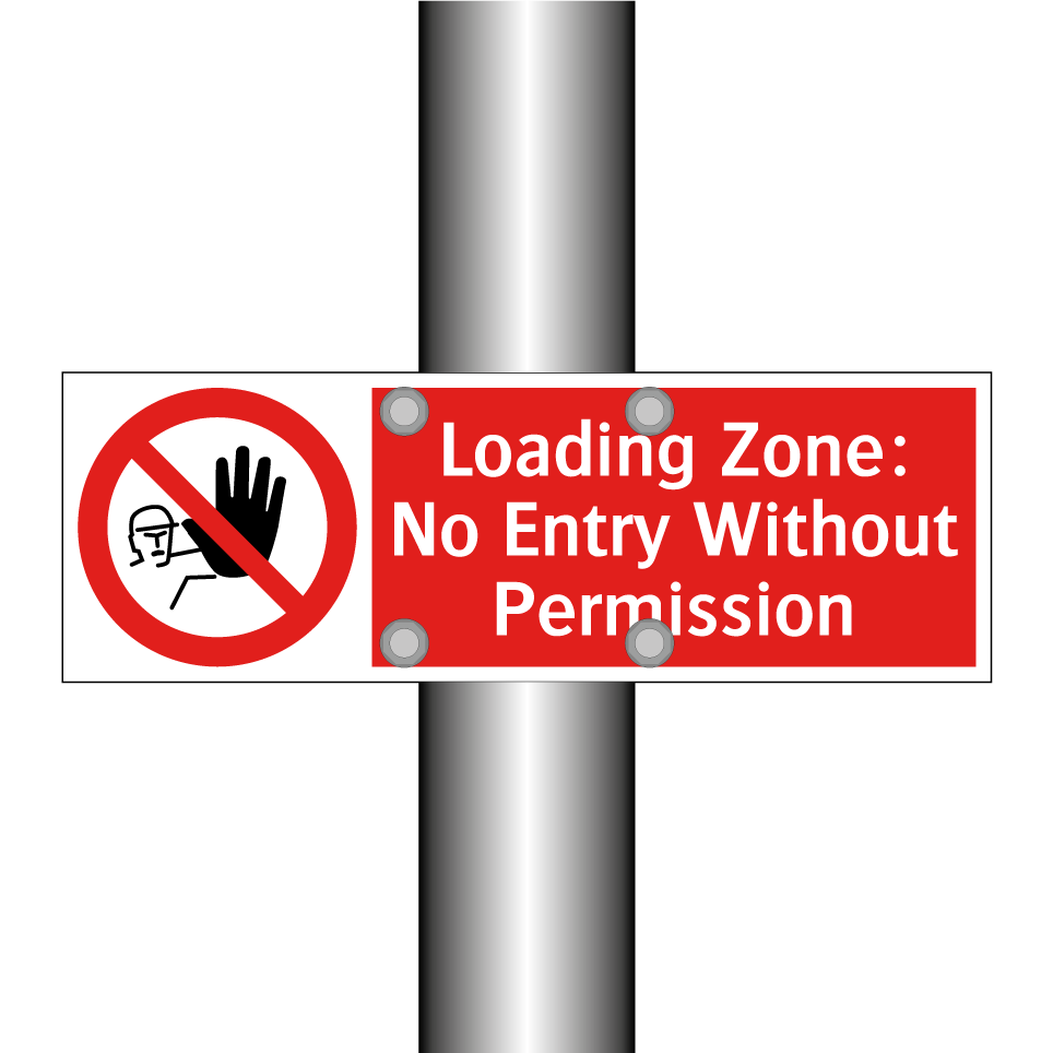 Loading Zone: No Entry Without Permission