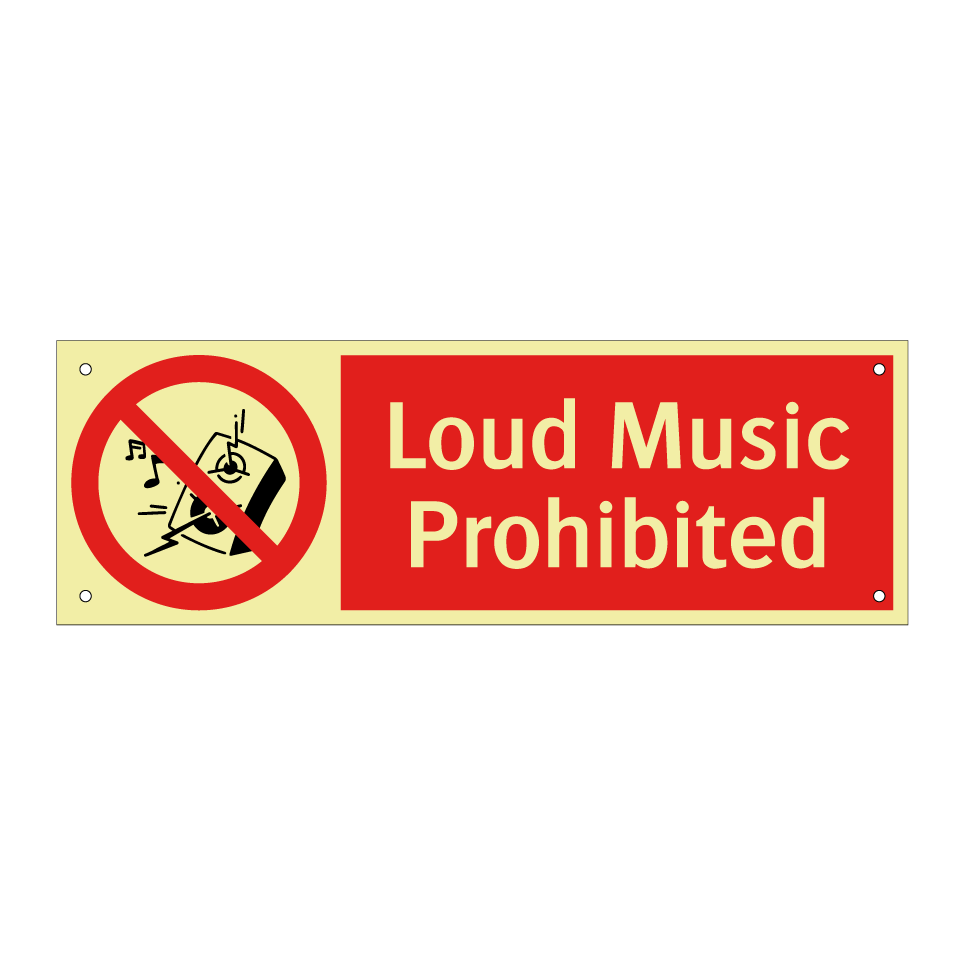 Loud Music Prohibited
