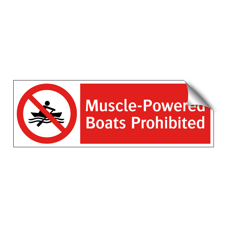 Muscle-Powered Boats Prohibited