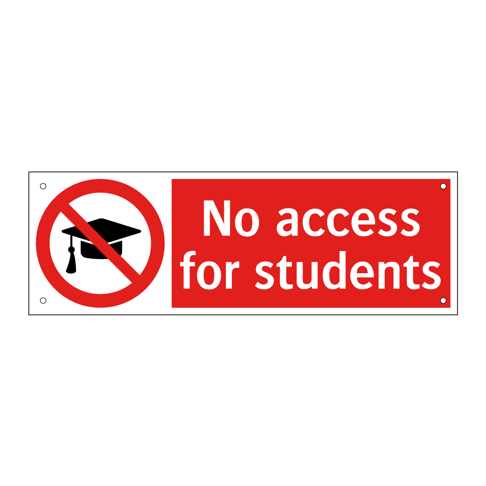 No access for students