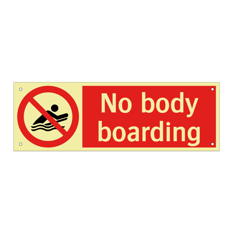 No body boarding