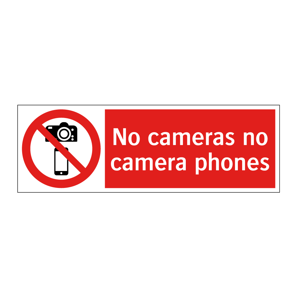 No cameras no camera phones