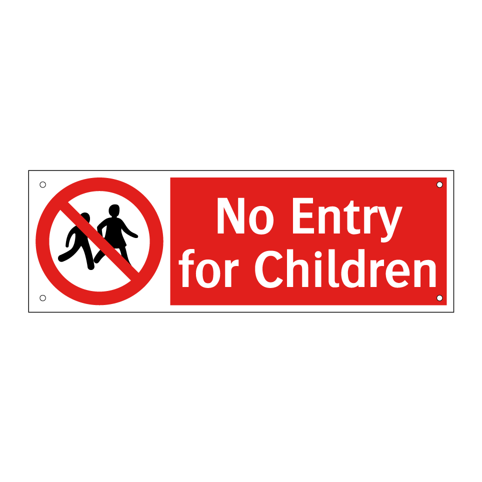 No Entry for Children