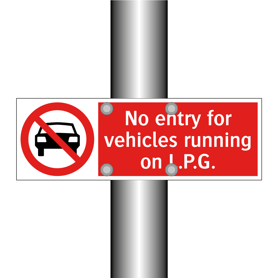 No entry for vehicles running on L.P.G.