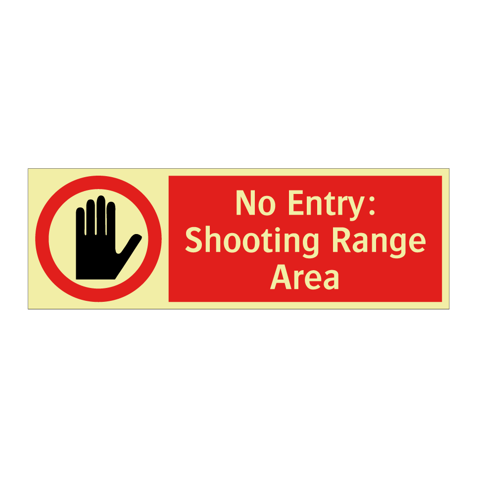 No Entry: Shooting Range Area