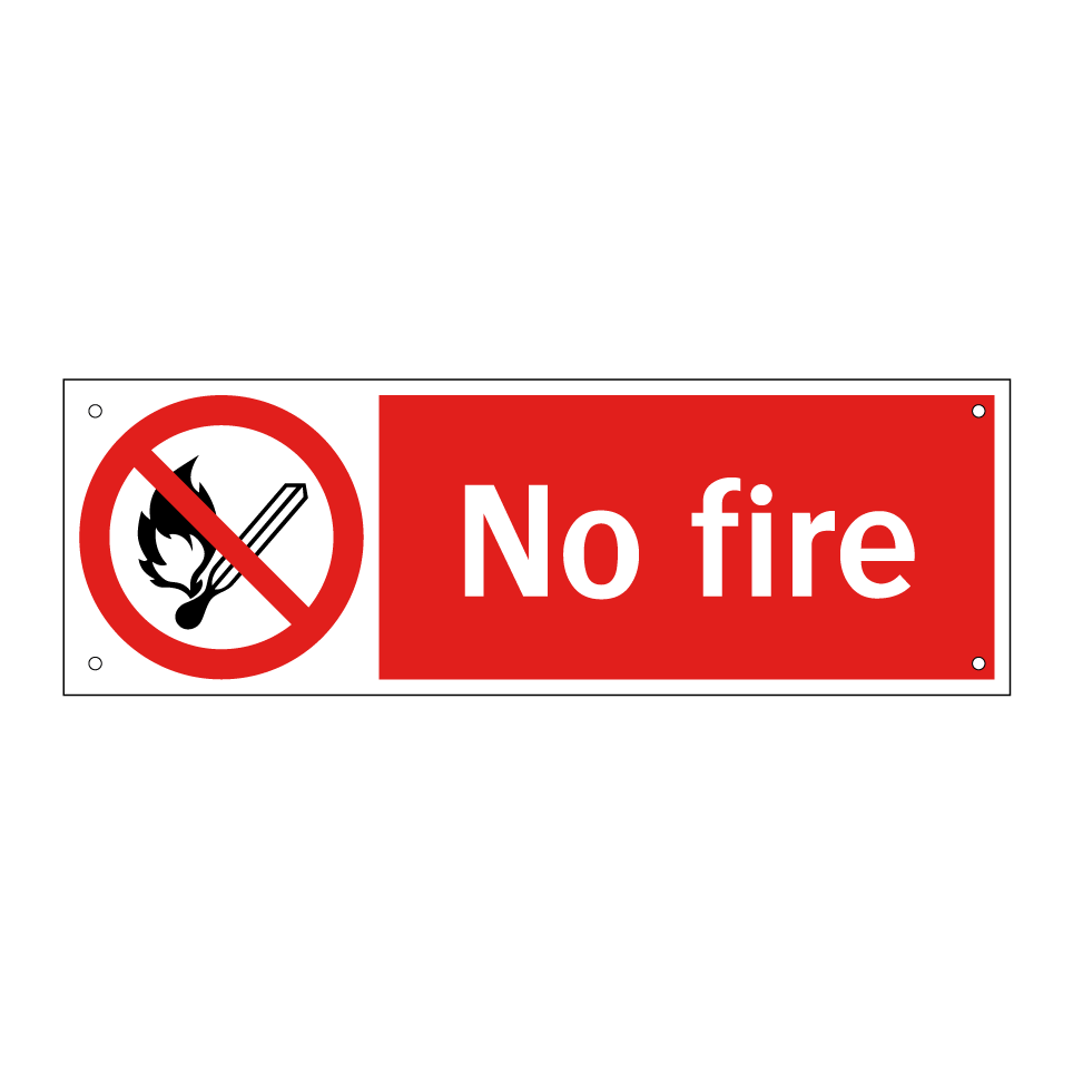No fire