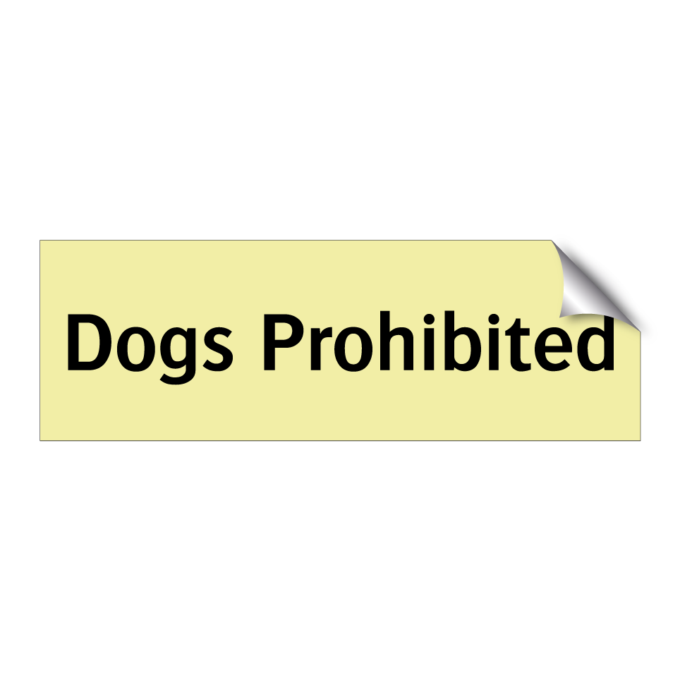 Dogs Prohibited