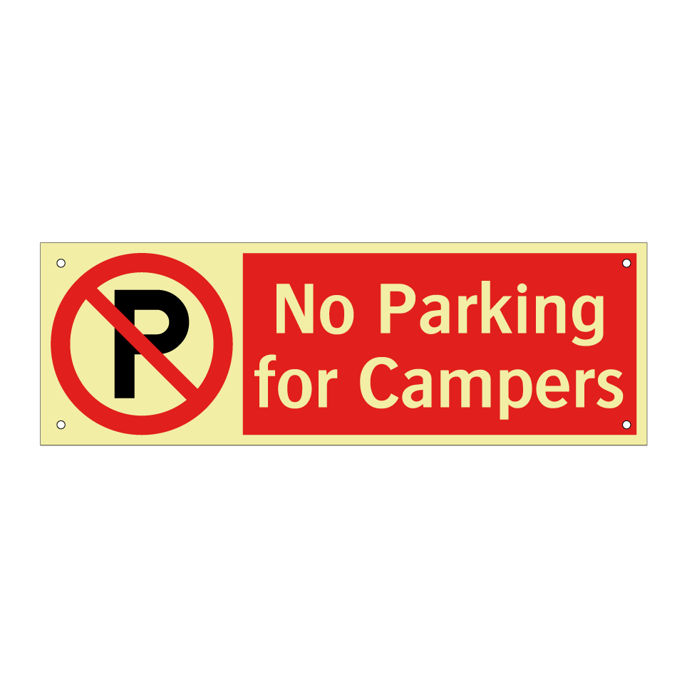 No Parking for Campers