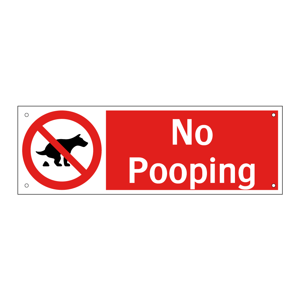 No Pooping