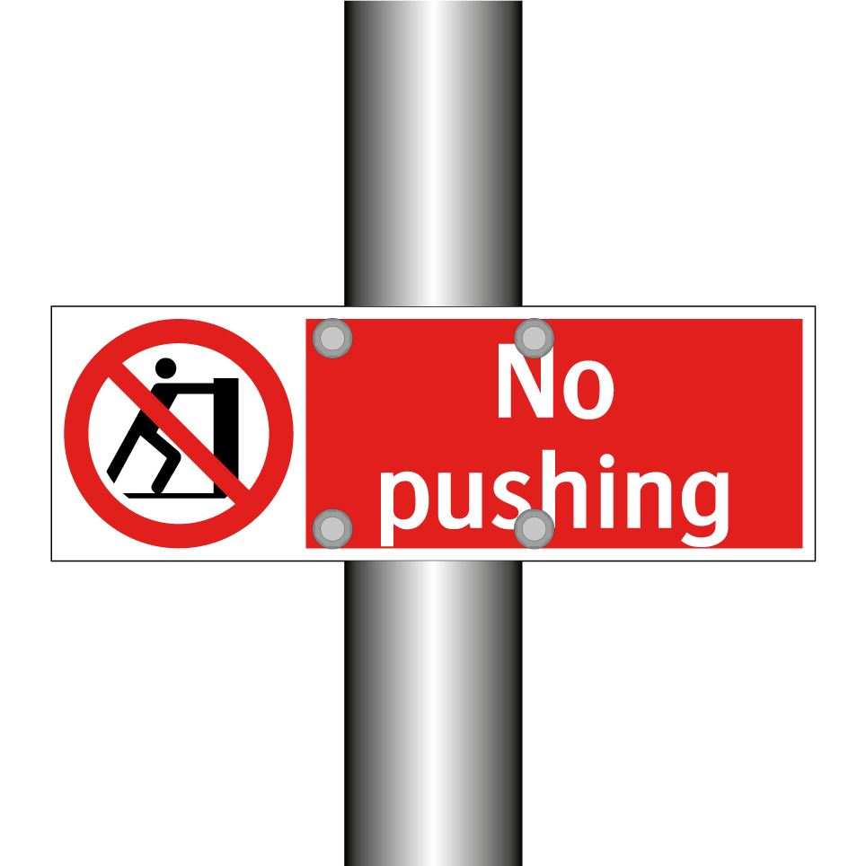 No pushing