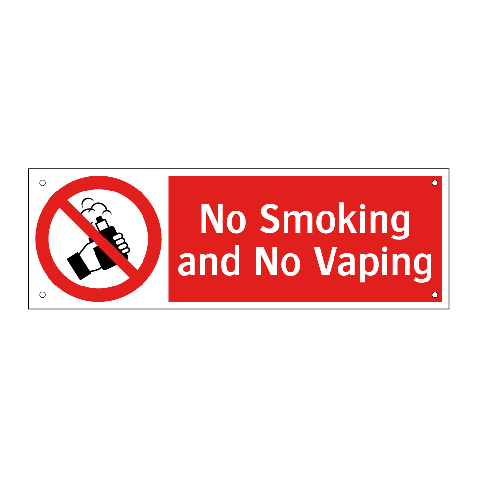 No Smoking and No Vaping