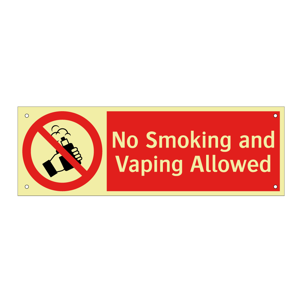 No Smoking and Vaping Allowed