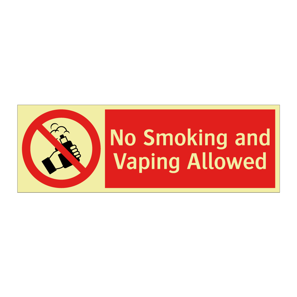 No Smoking and Vaping Allowed