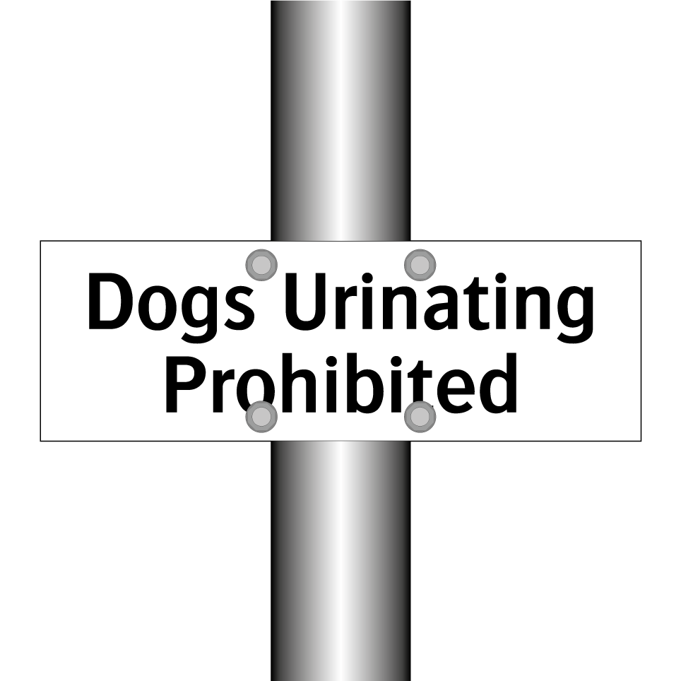 Dogs Urinating Prohibited