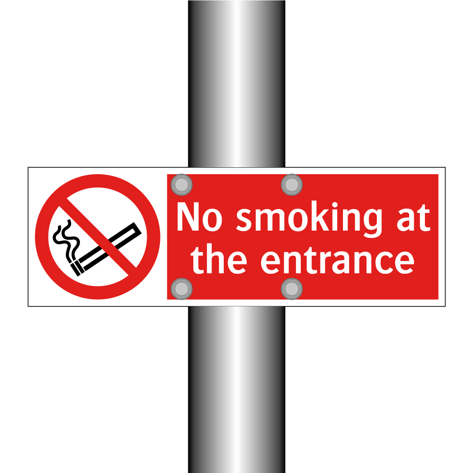 No smoking at the entrance