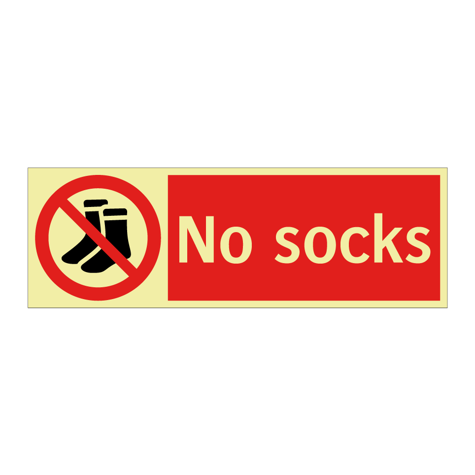 No socks