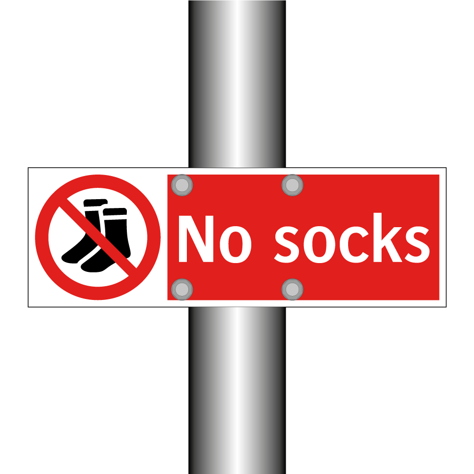 No socks