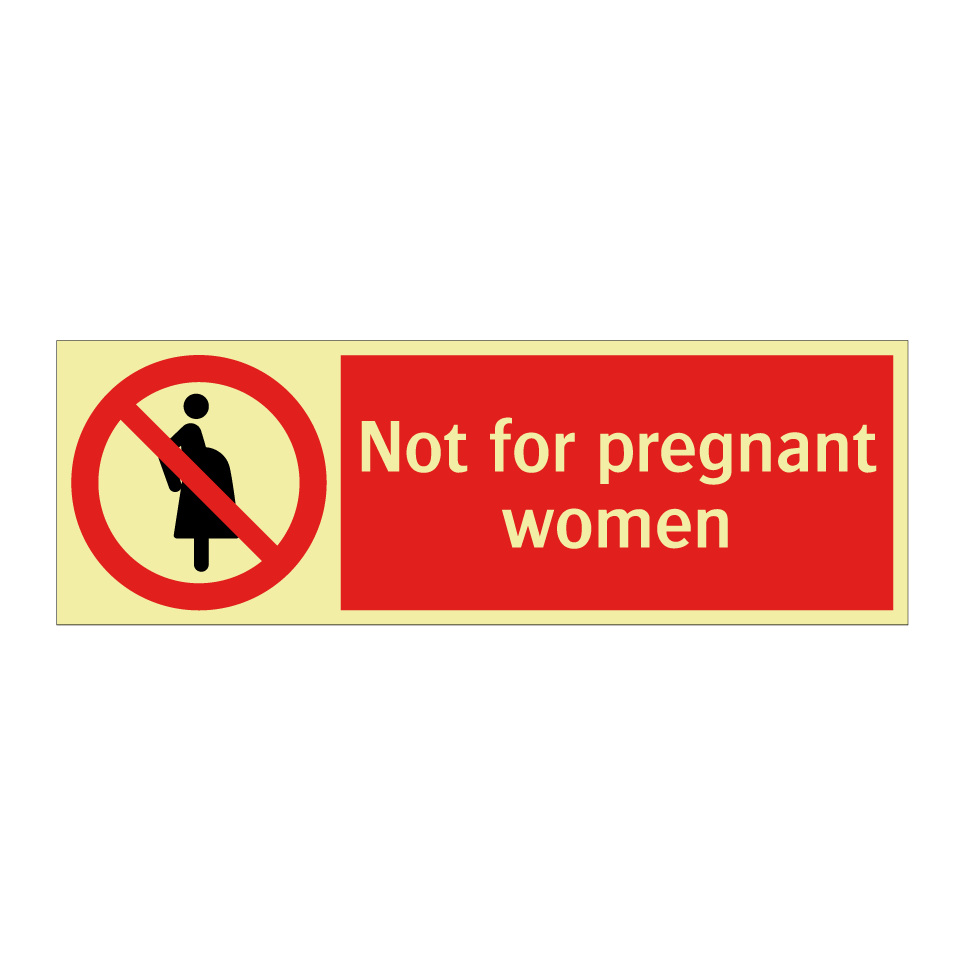 Not for pregnant women