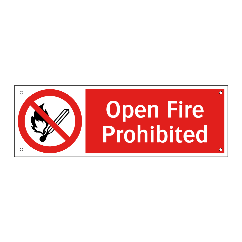 Open Fire Prohibited