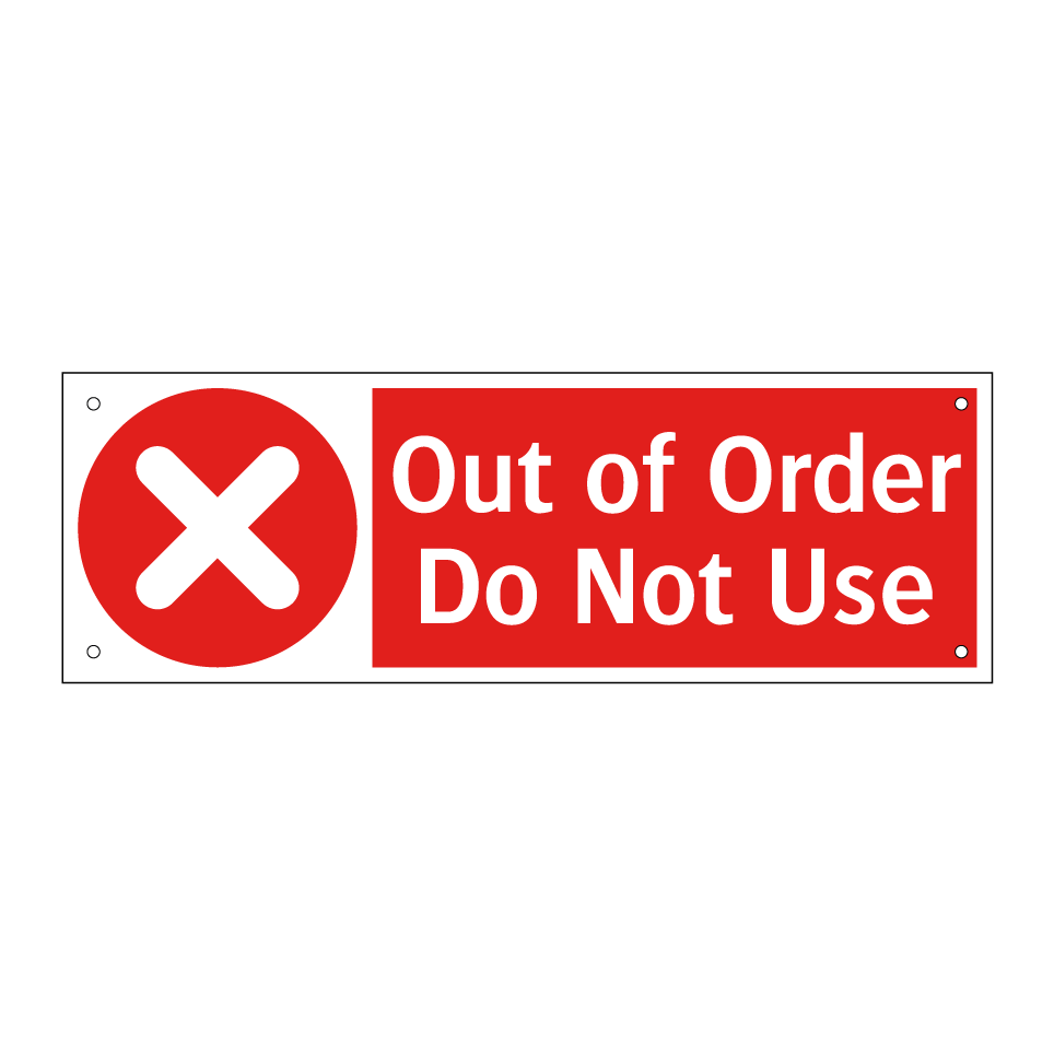Out of Order Do Not Use
