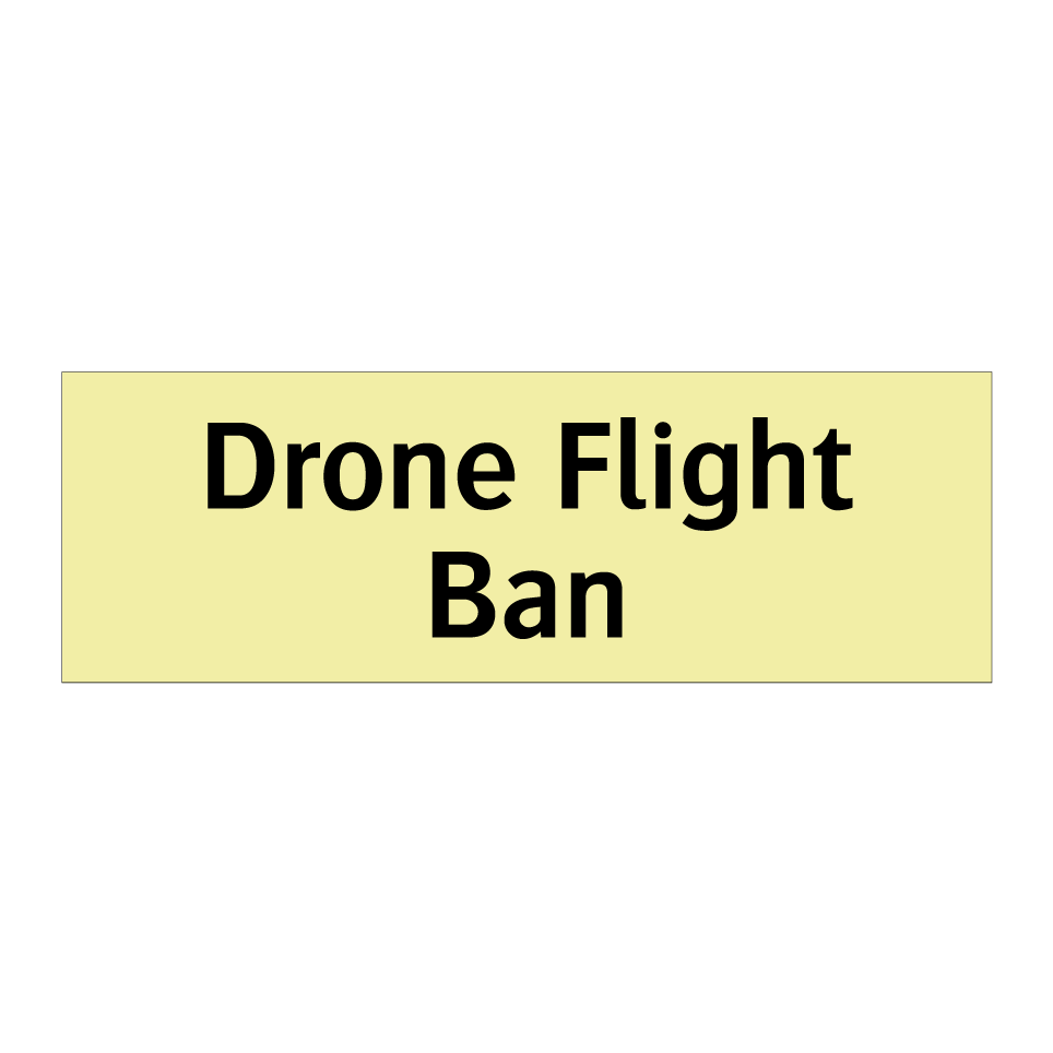 Drone Flight Ban