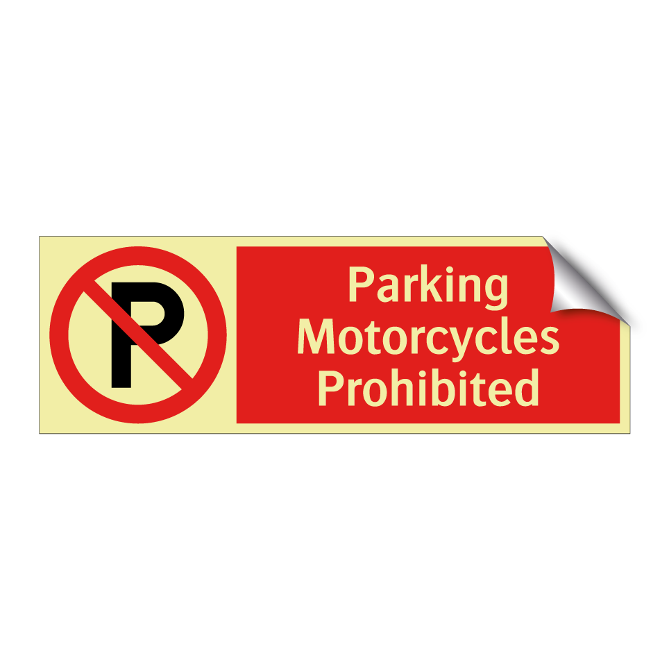 Parking Motorcycles Prohibited