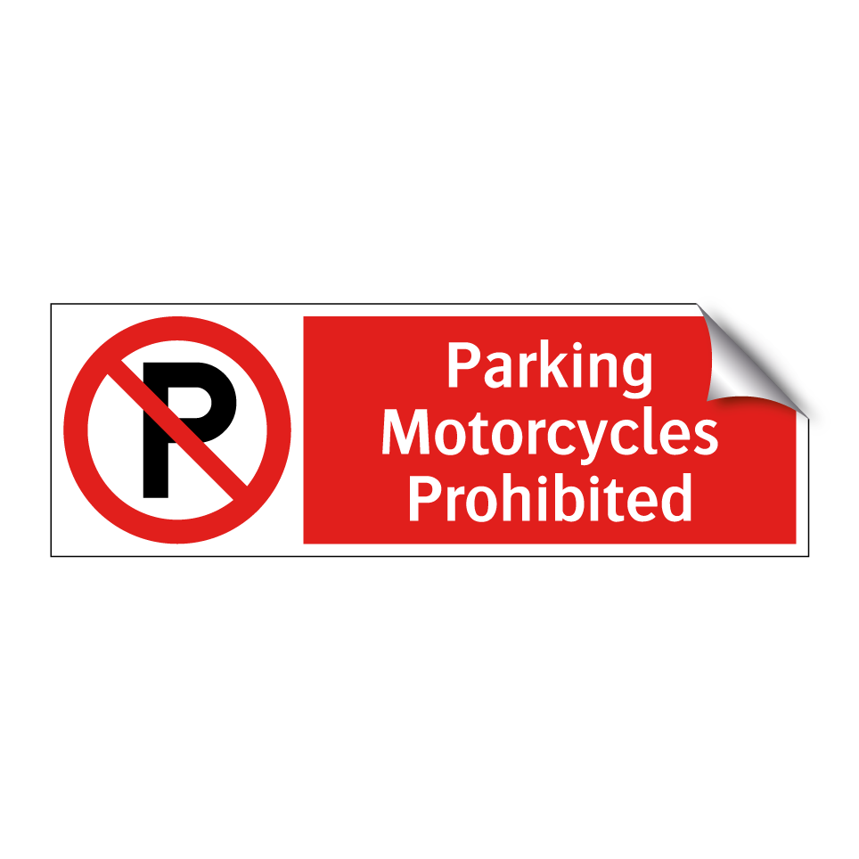 Parking Motorcycles Prohibited