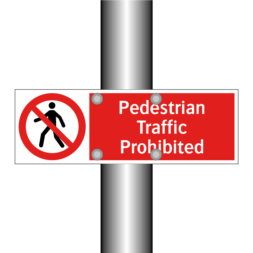 Pedestrian Traffic Prohibited