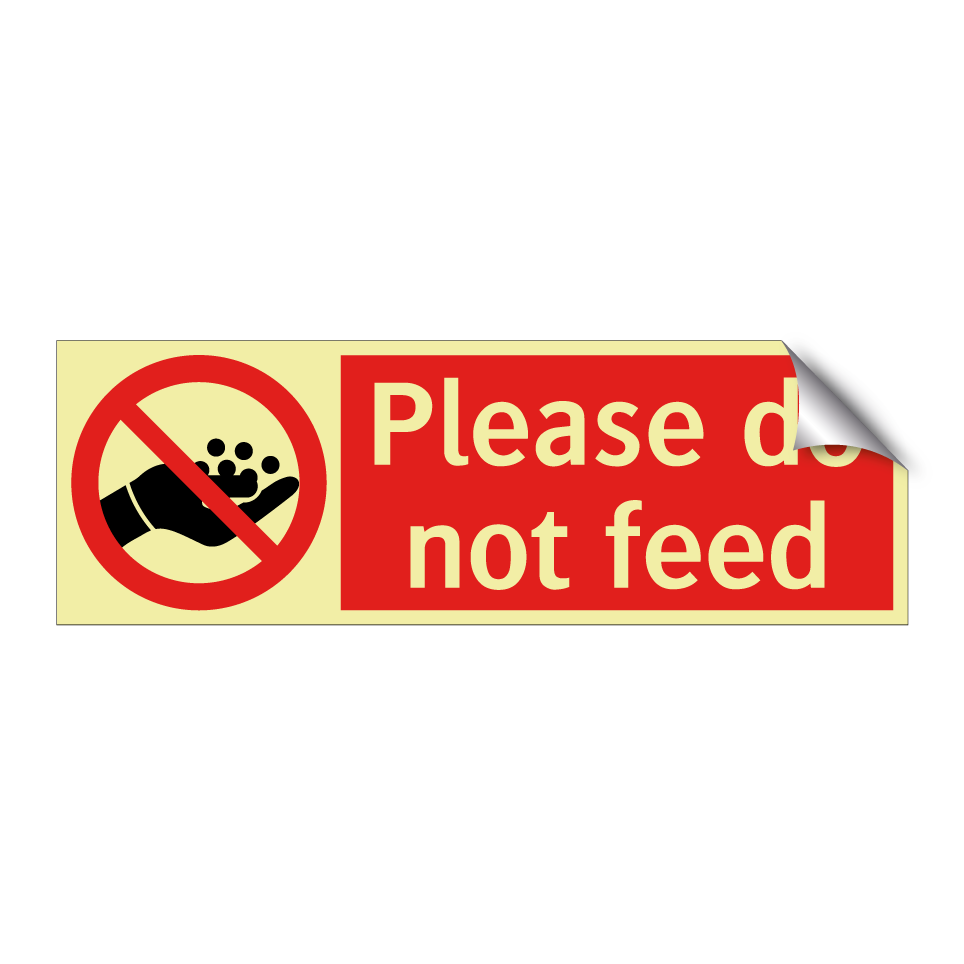 Please do not feed