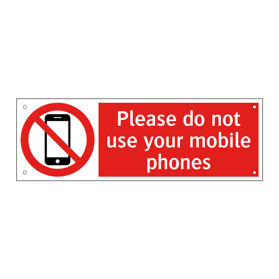 Please do not use your mobile phones