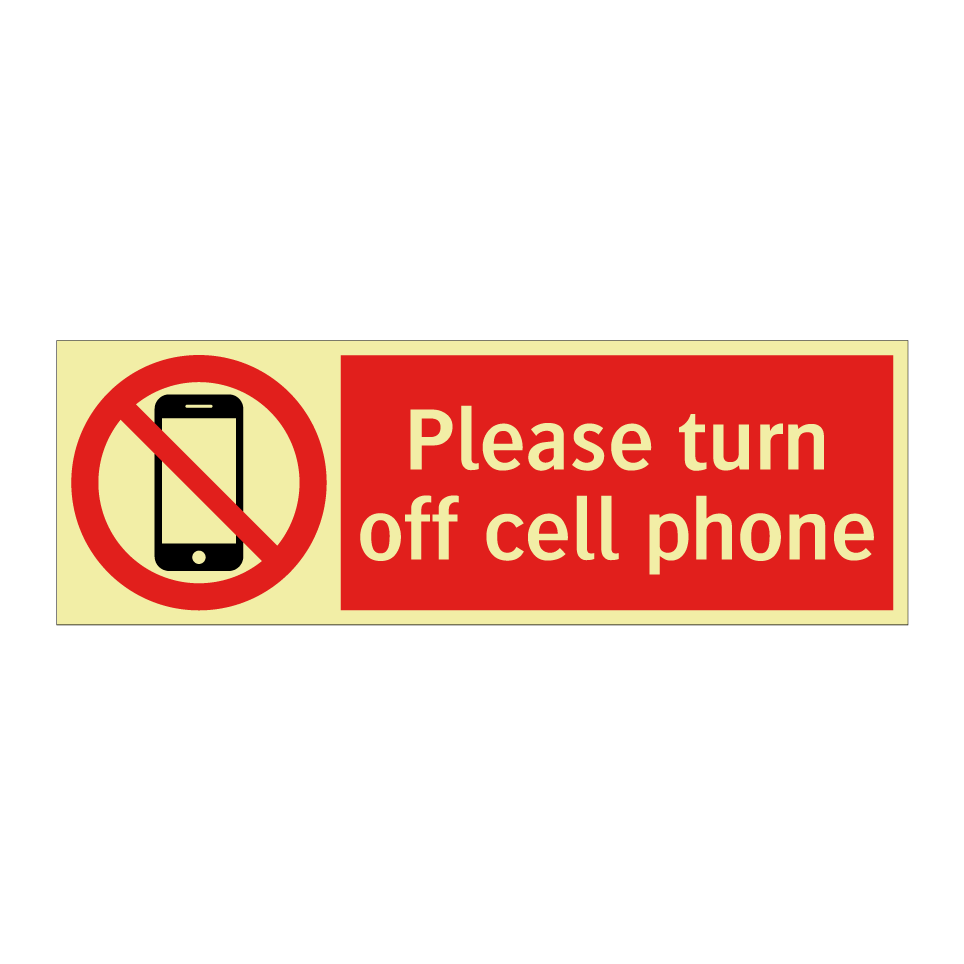 Please turn off cell phone