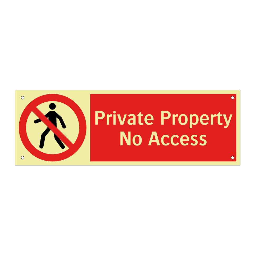 Private Property No Access