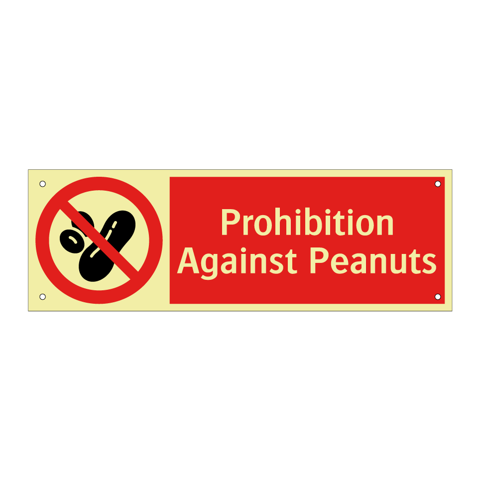Prohibition Against Peanuts