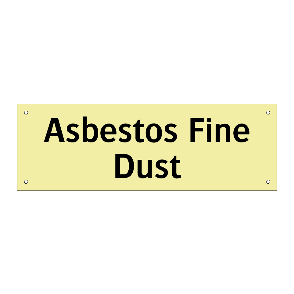 Asbestos Fine Dust