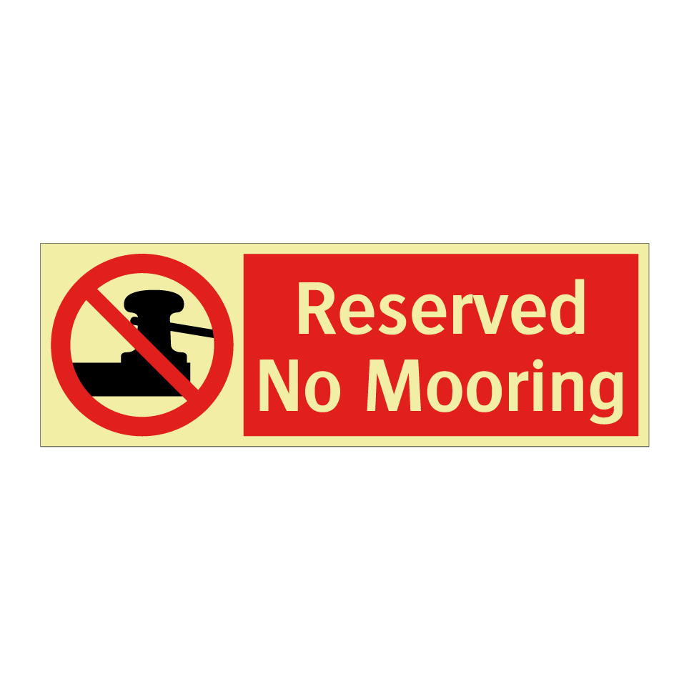 Reserved No Mooring