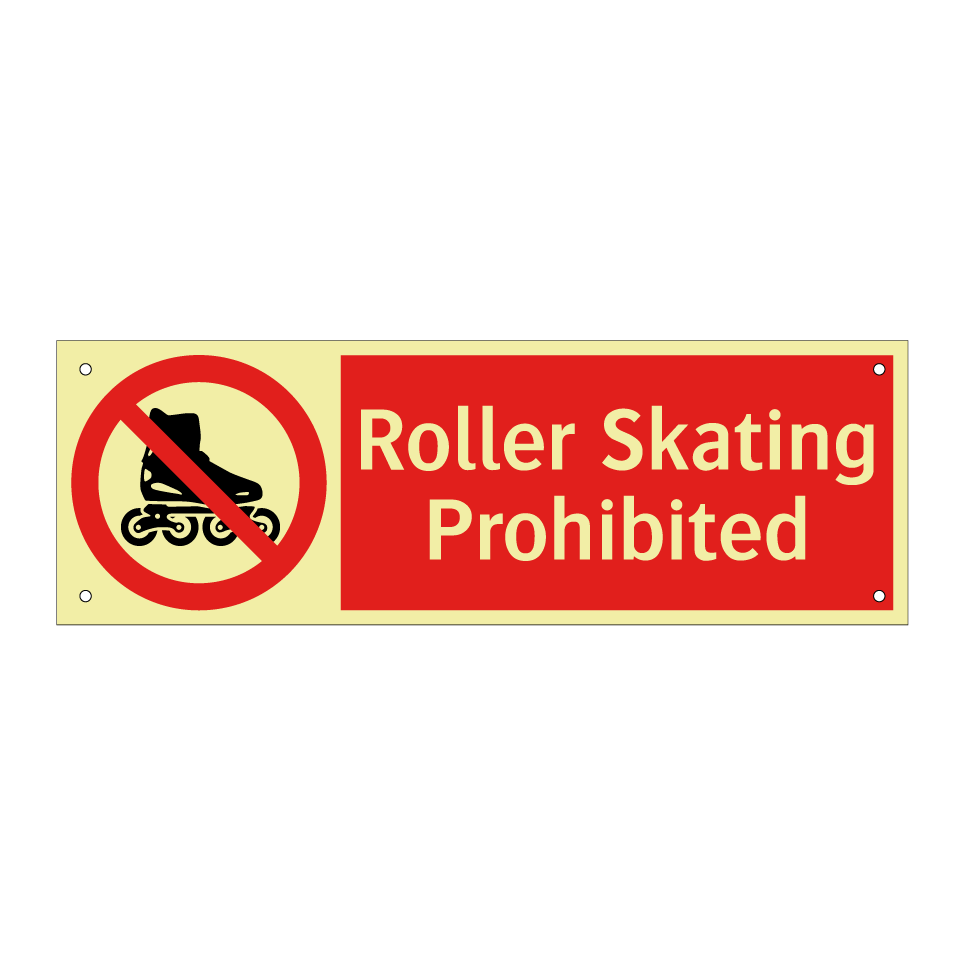 Roller Skating Prohibited
