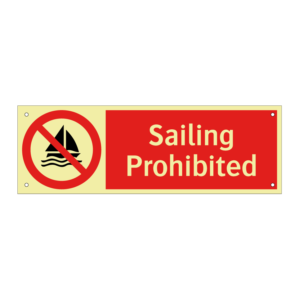 Sailing Prohibited