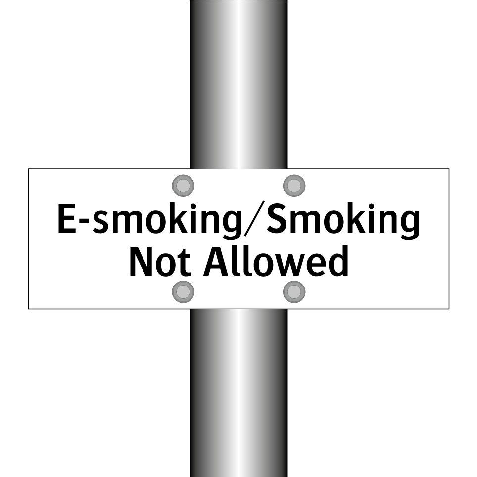 E-smoking/Smoking Not Allowed