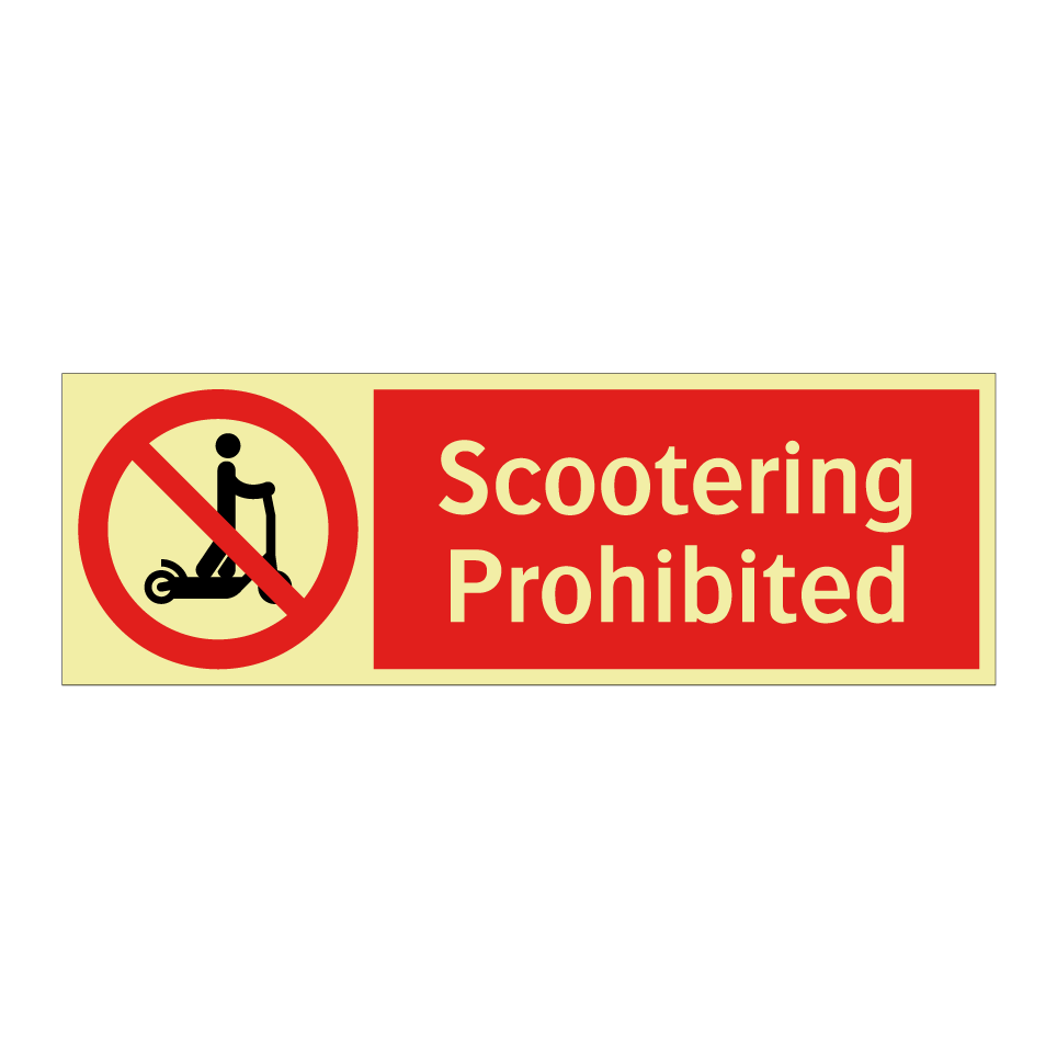Scootering Prohibited