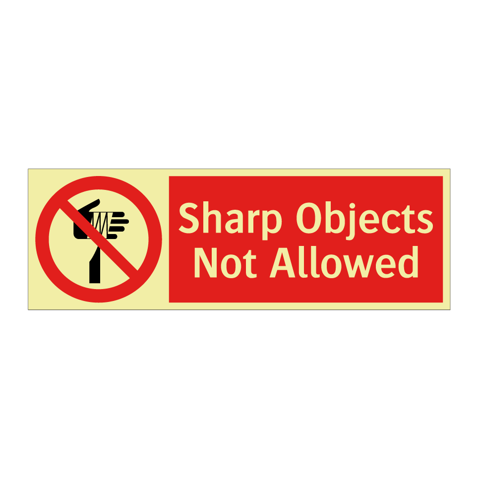 Sharp Objects Not Allowed