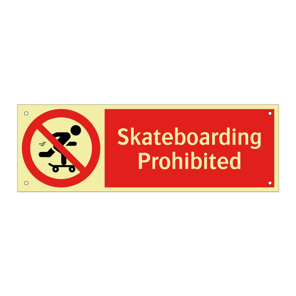 Skateboarding Prohibited