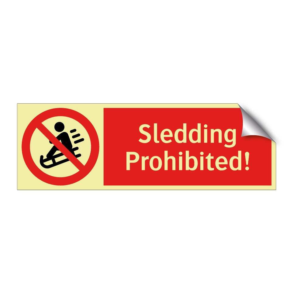 Sledding Prohibited!