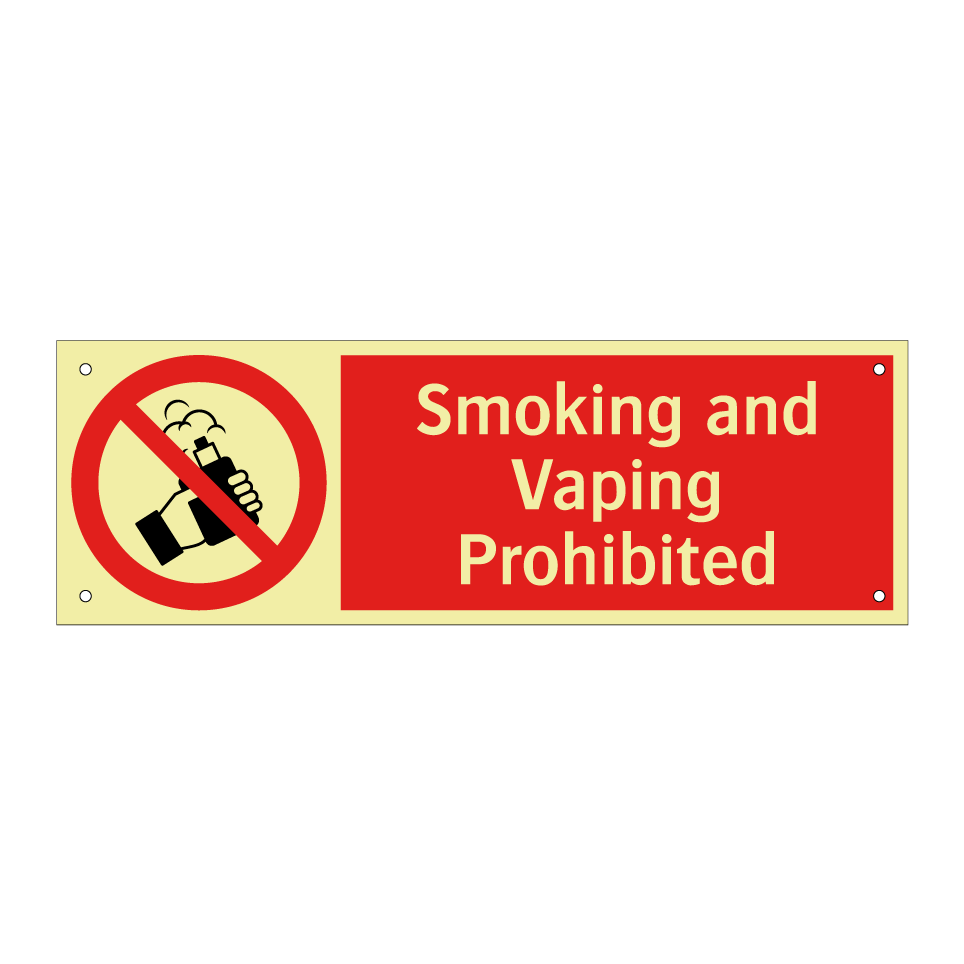 Smoking and Vaping Prohibited
