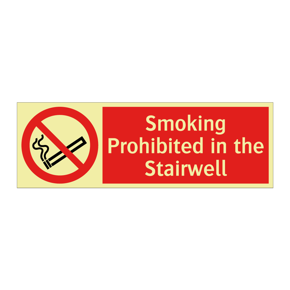 Smoking Prohibited in the Stairwell