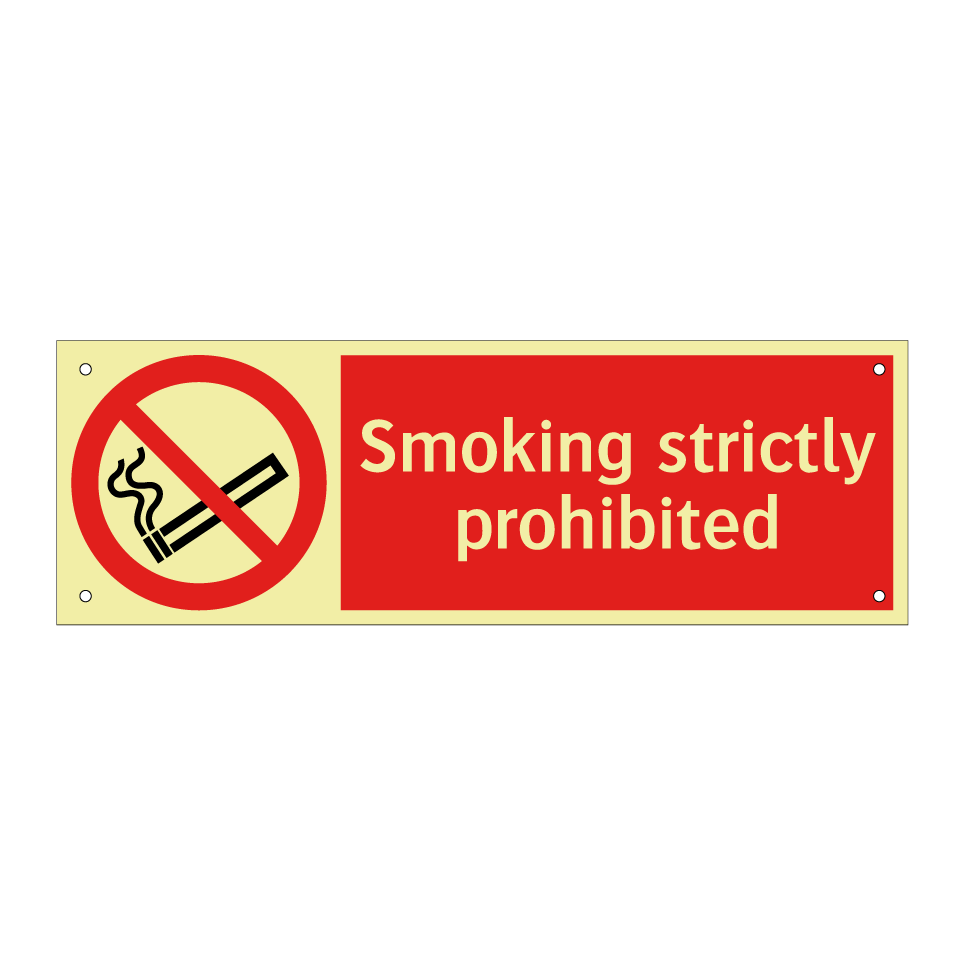 Smoking strictly prohibited