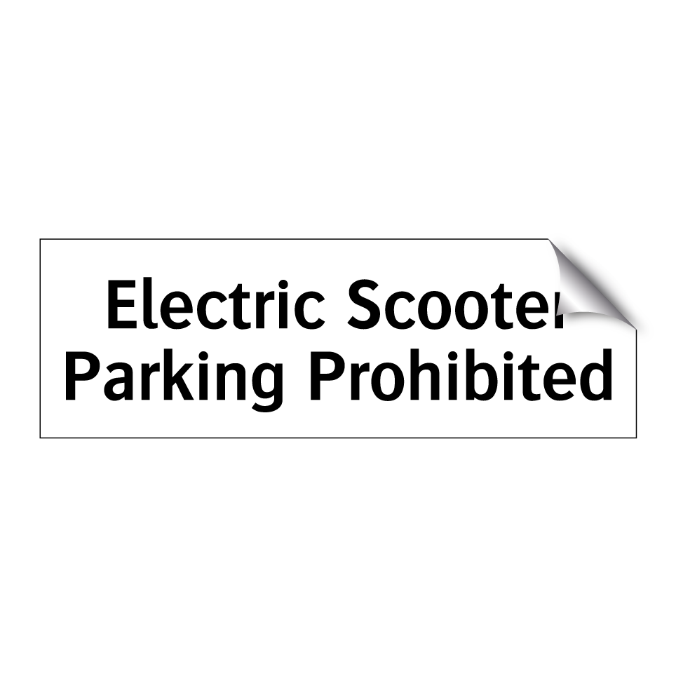 Electric Scooter Parking Prohibited