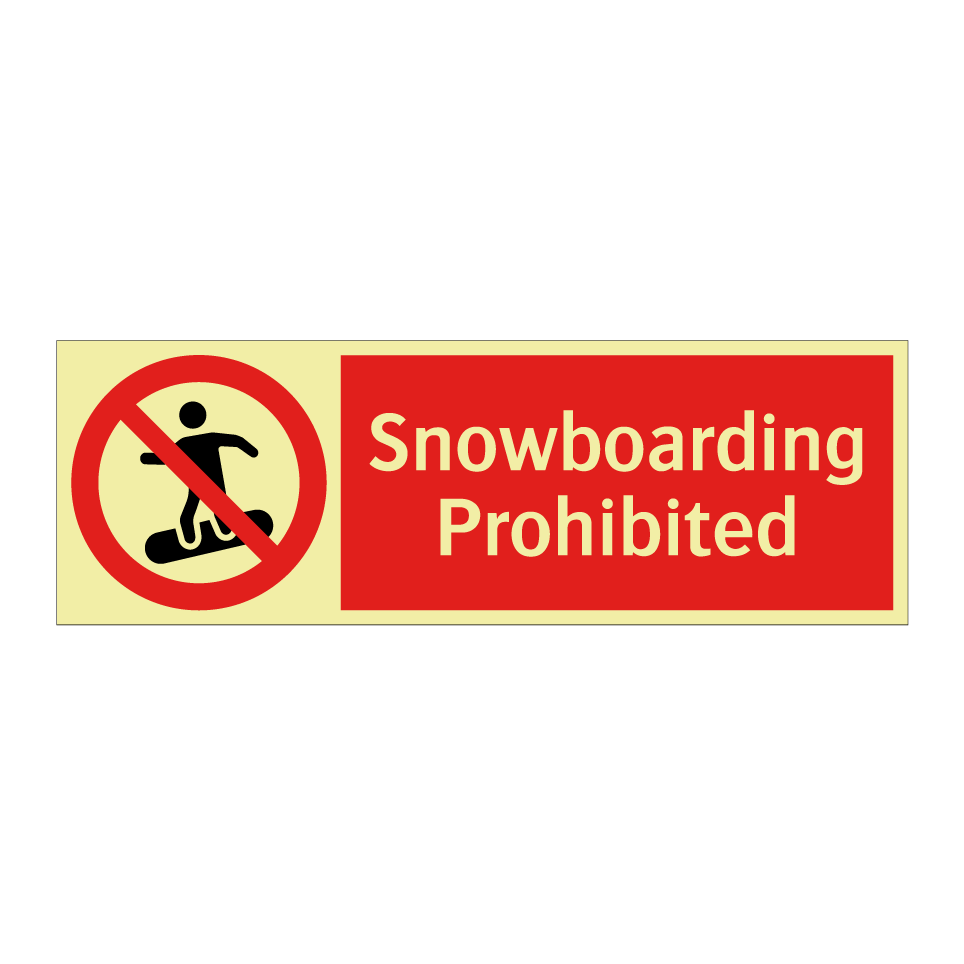 Snowboarding Prohibited