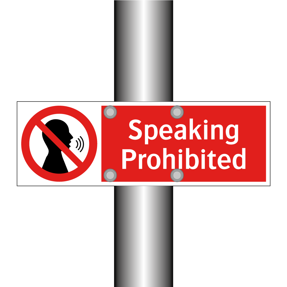 Speaking Prohibited