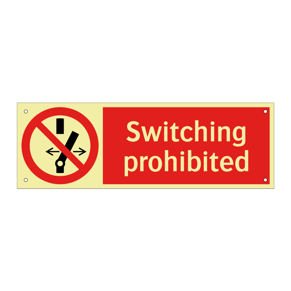 Switching prohibited