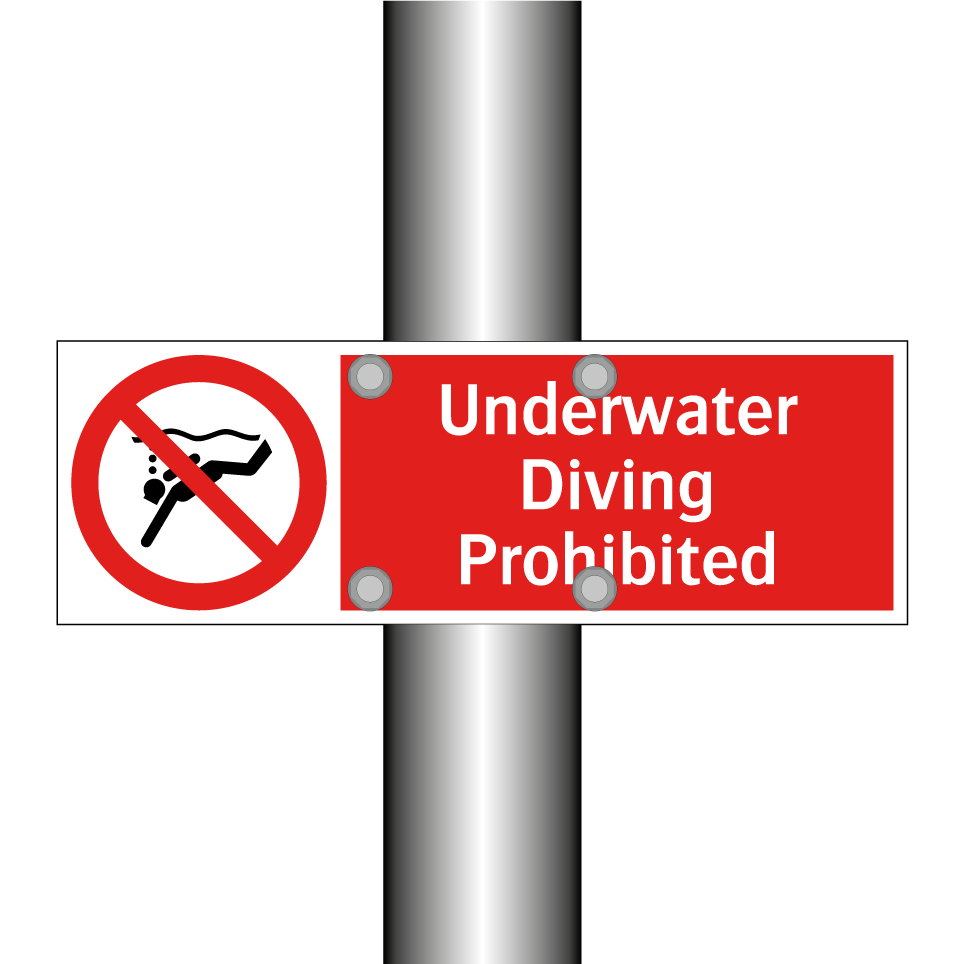 Underwater Diving Prohibited
